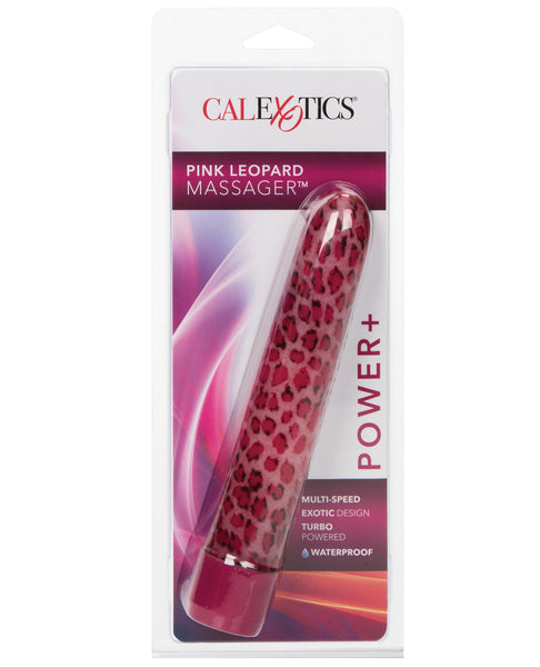 6.5" Houston's Pink Leopard Vibe Waterproof, Vibrators,- www.gspotzone.com
