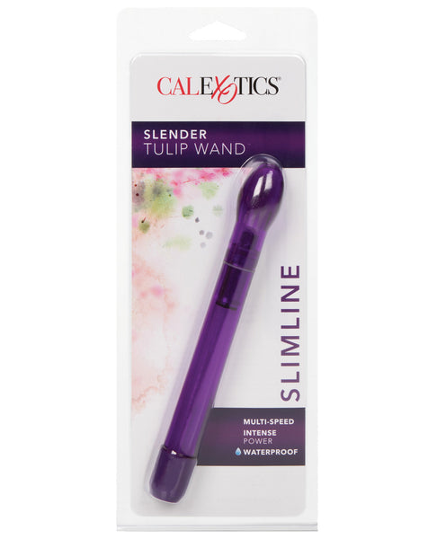 6.5" Slender Tulip Wand - Violet, Vibrators,- www.gspotzone.com