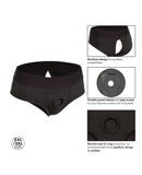 Her Royal Harness Backless Brief 2XL/3XL - Black