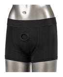 Her Royal Harness Boxer Brief S/M - Black