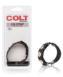 COLT Leather C/B Strap 5 Snap Fastener - Black