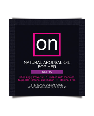 ON For Her Arousal Oil Ultra - Single Use Ampoule