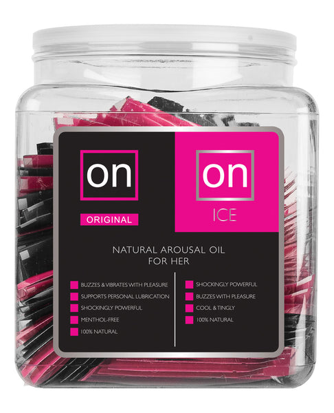 On for Her Arousal Gel Single Use Ampule Tub - Original & Ice Tub of 75