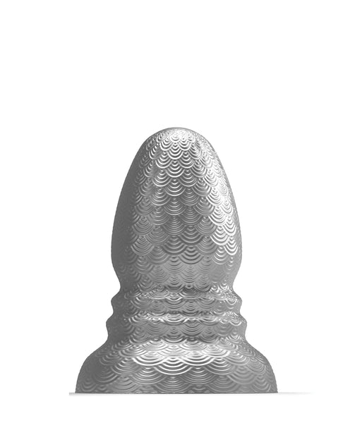 665 STRETCH'R Ripple Butt Plug - M Gun Metal