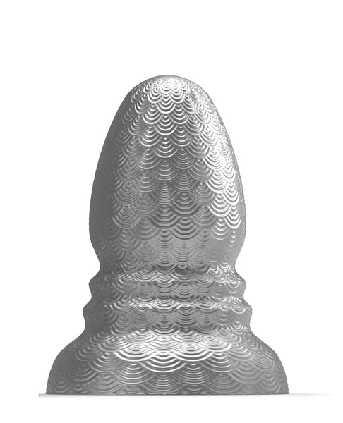 665 STRETCH'R Ripple Butt Plug - L Gun Metal