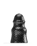 665 STRETCH'R Scaly Butt Plug - M Black Metallic