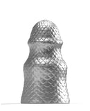 665 STRETCH'R Scaly Butt Plug - L Gun Metal