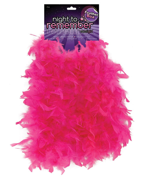 Night to Remember 72" Feather Boa - Pink by sassigirl