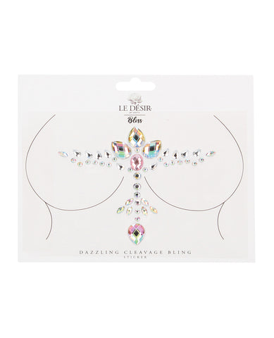 Shots Bliss Dazzling Cleavage Bling Sticker O/S