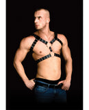 Shots Ouch Andreas Masculine Masterpiece Body Harness - Black