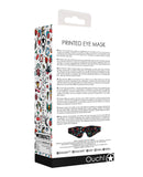 Shots Ouch Old School Tattoo Style Printed Eye Mask - Black