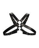 Shots Ouch Men's Large Buckle Harness - Black