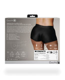 Shots Ouch Vibrating Strap On Boxer - Black XL/XXL