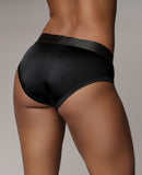 Shots Ouch Vibrating Strap On High-Cut Brief - Black M/L