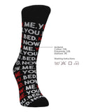 Shots Sexy Socks You, Me, Bed, Now  - Male