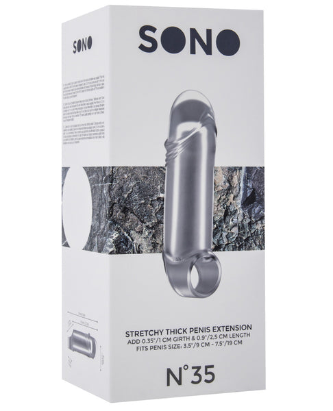 Shots Sono Stretchy Penis Extenstion #35 - Transparent