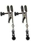 Black Beaded Nipple Clamps