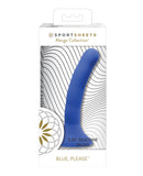 Sportsheets 5.75" Please Silicone Dildo - Blue