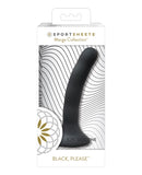 Sportsheets 5.75" Please Silicone Dildo - Black