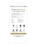 Sportsheets 8" Banx Ribbed Hollow Silicone Sheath Dildo - Black