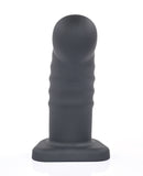 Sportsheets 8" Banx Ribbed Hollow Silicone Sheath Dildo - Black