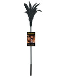 Body Tickler Starburst Feather - Black