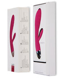 Svakom Barbara Rechargeable Ribbed Rabbit - Plum Red