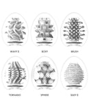 Tenga Egg Variety Standard Pack - Clear Pack of 6