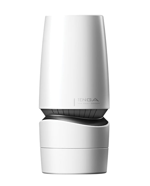 Tenga Aero Dial-Operated Suction Control Masturbator - Silver Ring