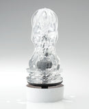 Tenga Aero Dial-Operated Suction Control Masturbator - Silver Ring