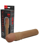 4" Cyberskin XtraThick Transformer Extension - Cinnamon, Penis Enhancement,- www.gspotzone.com
