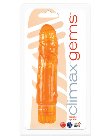 4.5" Climax Gems - Orange Appeal, Vibrators,- www.gspotzone.com