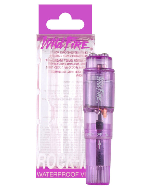 4" Rock-In Waterproof Vibe - Purple, Stimulators,- www.gspotzone.com