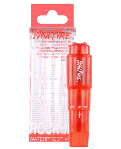 4" Rock-In Waterproof Vibe - Red, Stimulators,- www.gspotzone.com
