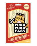 Wood Rocket Purr Purr Pass Air Freshener - Green Grass