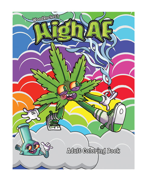 Wood Rocket High AF Coloring Book