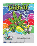 Wood Rocket High AF2 Adult Coloring Book