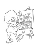 Wood Rocket Suck My Crayon Swear Word Coloring Book