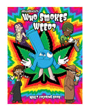 Wood Rocket Who Smokes Weed Coloring Book
