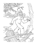 Wood Rocket Who Smokes Weed Coloring Book