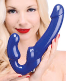 Revolver II Strapless Strap on G-Spot Dildo - Blue