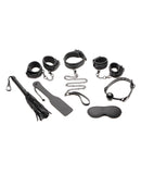Master Series 7 pc Deluxe Bondage Set - Black