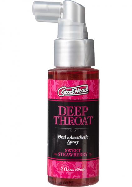 Goodhead Deep Throat Spray Sweet Strawberry 2oz