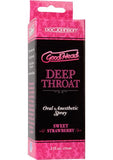 Goodhead Deep Throat Spray Sweet Strawberry 2oz