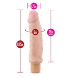 X5 Hard On Vibe 9 inches Waterproof Dildo - Beige