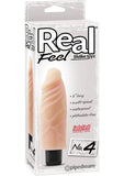 Real Feel Lifelike Toyz No 4 Beige Vibrating Dildo