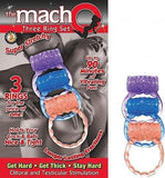 Macho Three Ring Set (assorted)