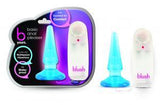 Basic Anal Pleaser Blue Vibrating Plug