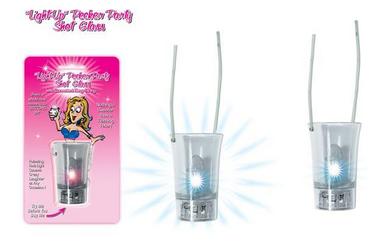 Light Up Pecker Party Shot Glass W/convenient Hang-string