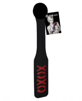 Sex and Mischief XOXO Paddle Black